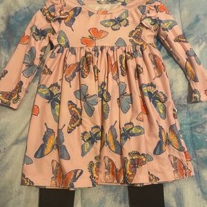 Pink w/ Butterflies 2-piece Set